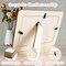 12-Pack DIY Wooden Picture Frame Craft Kit – 7.5"x5.5" Unfinished Frames with Stand, Stickers, Resin Accessories & Painting Tools for Kids’ Crafts, Mother’s Day Gifts